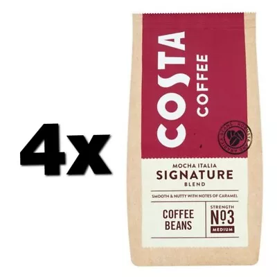 £16.47 • Buy COSTA COFFEE BEANS 200G MOCHA ITALIA SIGNATURE BLEND Strength 3 Arabica Cheap