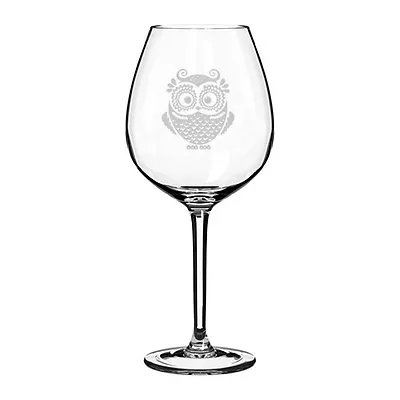 Wine Glass Red White Wine Jumbo 20oz Owl Vintage • $19.99