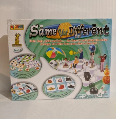 $40.50 • Buy Same Yet Different Board Game- Sealed - Thinking Kids, Ages 2-5, But