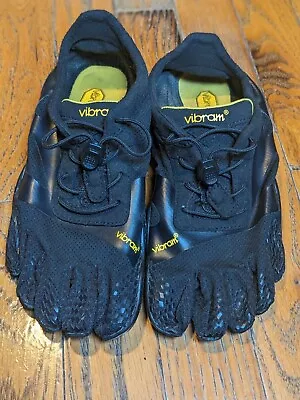 Vibram FiveFinger Women’s KSO Evo Black Size 37 USA 7 - 7.5 Running Cross Train • $59.99