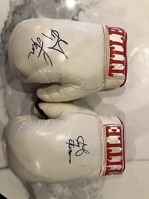 2 Vintage Signed Boxing Gloves Used In Fight By George Foreman And Dennis Andres • $2900