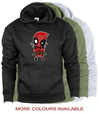 Kids Boy Minecraft Deadpool Hoodie Sweatshirt Hooded Jumpers Hoody • £14.99