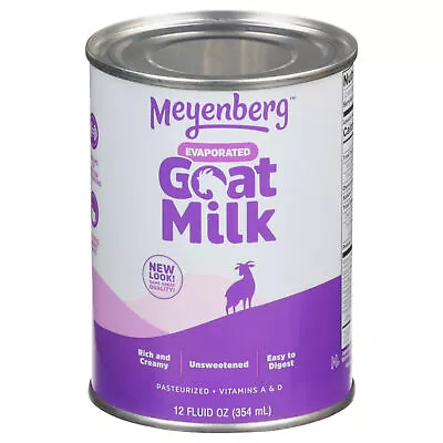 Meyenberg Goat Milk Liquid Evaporated 12 FO (Pack Of 12) • $97.99