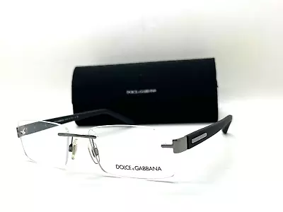 DOLCE & GABBANA DG 1245 1209 SILVER Eyeglasses Frame 54-16-140MM RIMLESS  ITALY • $68