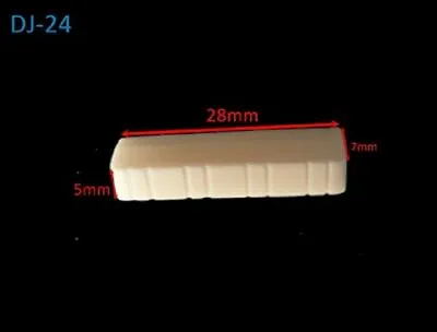 Mandolin Bone Nut Slotted 28mmX5mmX7mm=1.1 X0.196 X0.28 - DJ24 • $1.50