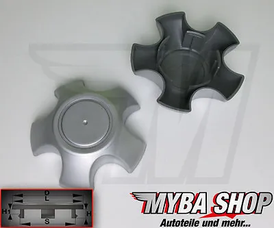 £11.38 • Buy 2x Hub Caps Toyota RAV4 130mm Alloy Cover Wheel Hubs IN Grey New