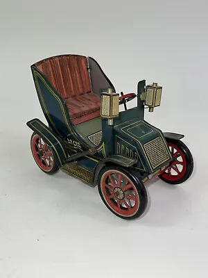 Vintage  Modern Toys Japan Old Timer  Lever Action Tin Litho Car Excellent Works • $25