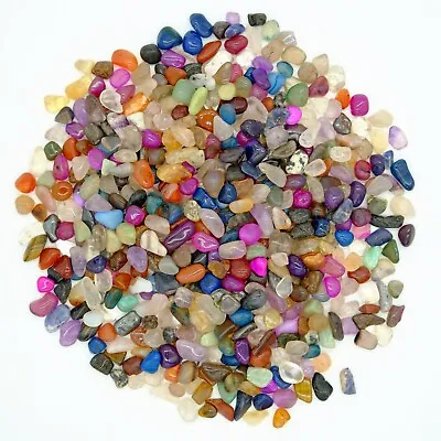 Small Mixed Healing Crystals Assorted Polished Stones Gemstone Gift 10-15mm 25g • £2.99