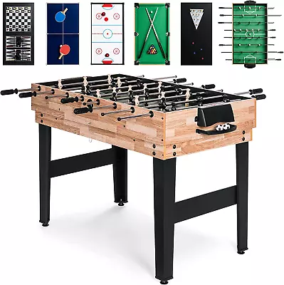 2X4Ft 10-In-1 Combo Game Table Set For Home Game Room Friends & Family W/Hocke • $234.99