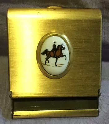 Saddle Horse Brass Matchbook Safe • $21.99