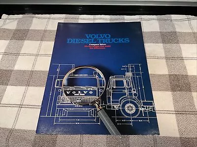 1983 Volvo Diesel Truck Original Sales Brochure • $17