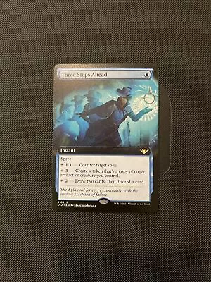 MTG - OTJ - Three Steps Ahead (Extended Art) Near Mint #323 • £0.99