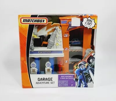 Mattel Matchbox Garage Adventure Set H8437 New 2006 • $16.99