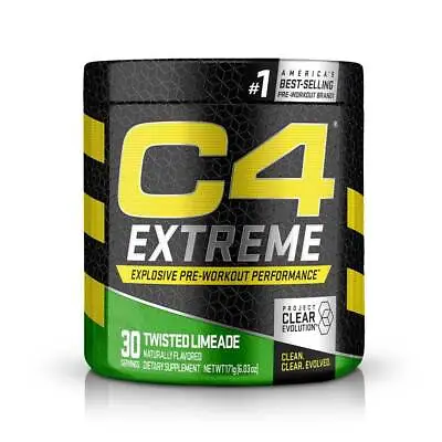 CELLUCOR C4 EXTREME PRE WORKOUT ENERGY 30 Svs - Twisted Lime • $24.99