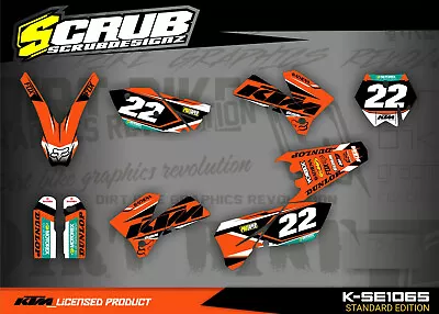 KTM Graphics SX85 2006 2007 2008 2009 2010 2011 2012 Decals 85 SX Stickers SCRUB • $149.08