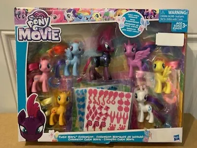 My Little Pony The Movie Cutie Mark Collection Exclusive Figure 7-Pack Set NEW • $79.99