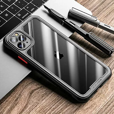 $9.85 • Buy Shockproof Clear Case For IPhone 15 14 13 12 11 Pro Max Mini XR XS 7 8 PLUS SE