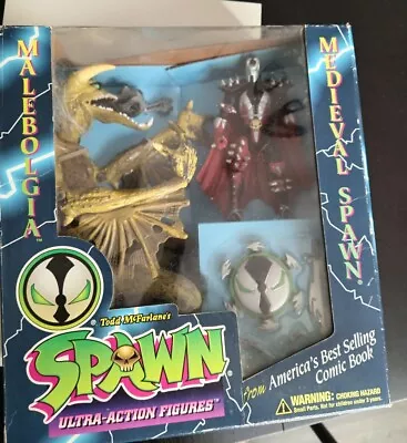 Spawn Ultra-Action Figures Medieval Spawn Vs Malebolgia Collectors Gift Set NIB! • $33.99