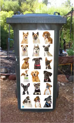 Dogs Dogs And More Dogs Wheelie Bin Sticker • $45