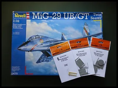 Revell 1:32 Mig-29 UB/GT Twin Seater 1:32 Model Kit + Quickboost Extras • $108.43
