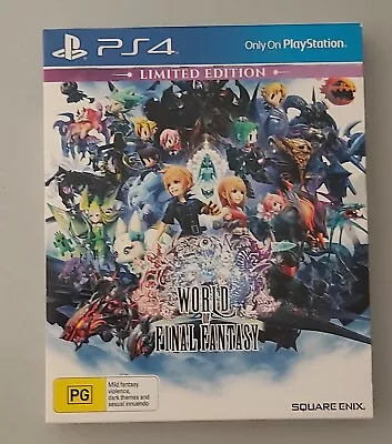 World Of Final Fantasy L/E Video Game PlayStation 4 (PS4 PS5 Compatible) • $29.50