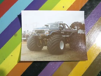 Vtg 1980s Candid Photo Print Bigfoot Monster Truck Early Small Shows Pre1985 V13 • $200