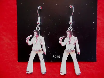 NEW In 2024 - Elvis Presley Swinging Legs White Suit Earrings • $16