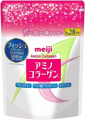 Meiji Amino Collagen Powder Refill 【5pcs ×28days (196g) 】STANDARD For Beauty Set • $104.97