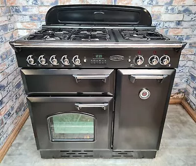 Rangemaster Classic 90 Dual Fuel Black/Chrome - DELIVERY AVAILABLE • £820