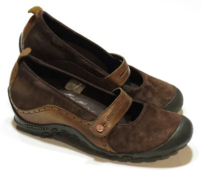 Merrell Plaza Bandeau Women's Size 10 Espresso Brown Mary Jane Comfort Shoes!  • $46