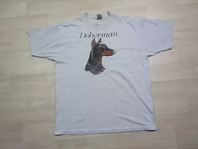 Doberman Pinscher & Rottweiler Dog Vintage Graphic T-Shirt Size (XL) Men's • $19.98