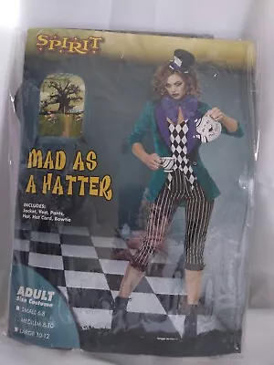 Spirit-Mad As Hatter Costume Adult Size Medium • $19.98