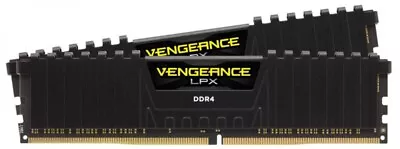 Corsair Vengeance LPX 16GB (2 X8GB) C16 3200MHz DDR4 RAM - Black • $60