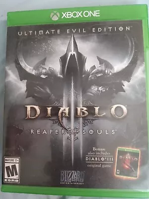 Diablo 3 III: Reaper Of Souls Ultimate Evil Edition - Microsoft Xbox One • $11