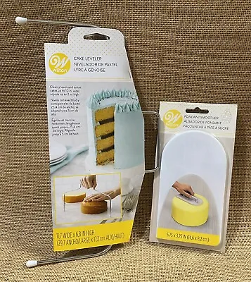 Wilton Cake Leveler (415-810) And Fondant Smoother (1907-1200) Brand New • £9.49