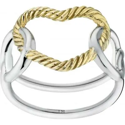 Morellato Women's Ring Size 12 Rhodium Silver Mod.essenzaHeart Gold Sale • $32.45