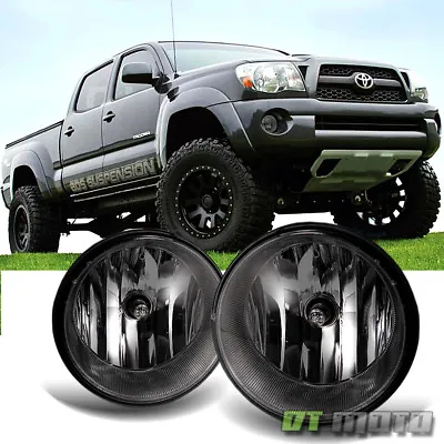 For Smoked 2005-2011 Toyota Tacoma Sequoia Fog Lights+Switch+Bulbs Left+right • $34.99