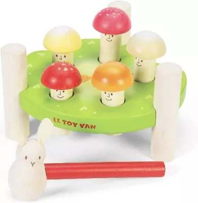 £14.99 • Buy IMPERFECT Le Toy Van Petilou Wooden Mr Mushroom Hammer Game
