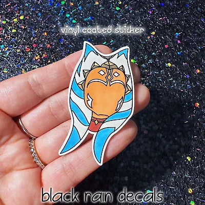 Ahsoka Tano Clone Wars Star Wars Vinyl Coated Sticker • $1.95