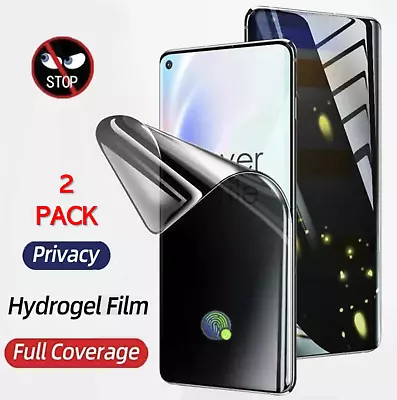 For Samsung S24 Ultra S23 S22 Privacy AntiSpy Soft TPU Hydrogel Screen Protector • £5.79