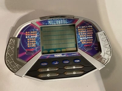 £9.56 • Buy Vintage Tiger Who Wants To Be A Millionaire Handheld Video Game Tested 2000