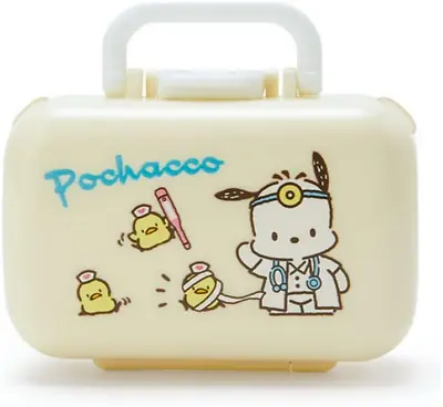 New JAPAN Sanrio Pochacco PillBox Case Organizer Medicine Vitamin Candy Storage • $14.98