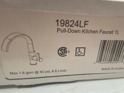 Delta 19824LF Pull-Down Kitchen Faucet Chrome *READ* • $72.24