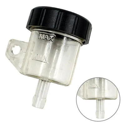 Front Brake Clutch Tank Cylinder Fluid Oil Reservoir Cup Universal Motor CLEAR • £6.56