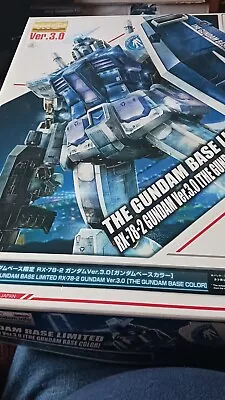 MG 1/100 THE GUNDAM BASE LIMITED RX78-2 GUNDAM Ver.3.0. Factory Sealed Bags! New • $49.95