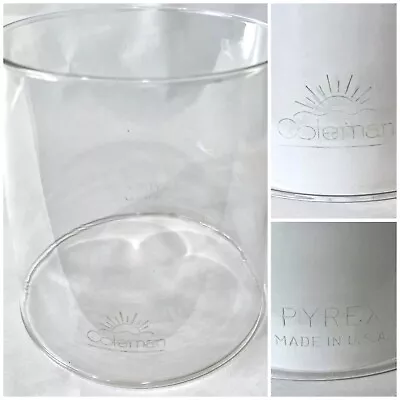 Coleman GREEN SUNRISE Pyrex USA Glass Globe Vintage Lantern 220 228 • $45