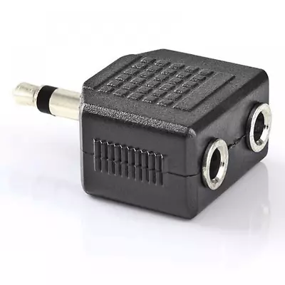£3.99 • Buy UKDJ 3.5mm Mono Jack Plug Male To 2 X 3.5mm Mono Female Sockets Splitter Adapter