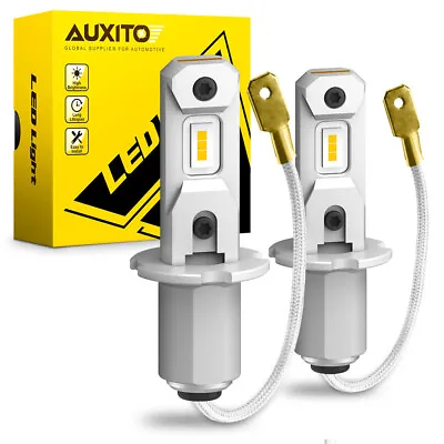 AUXITO H3 3000K Amber Yellow LED Fog Light Driving Bulb DRL 4000LM Super Bright • $24.99