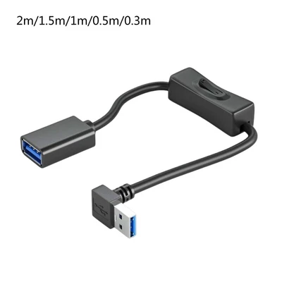 $19.05 • Buy Data Sync Line USB3.0 Extender Cord USB Extension Cable Wire With Power Switch