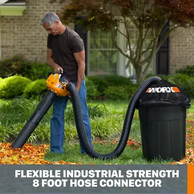 3 In 1 Blower Mulcher Vacuum With Leaf Pro Collection System Vac Collector Worx • $246.95